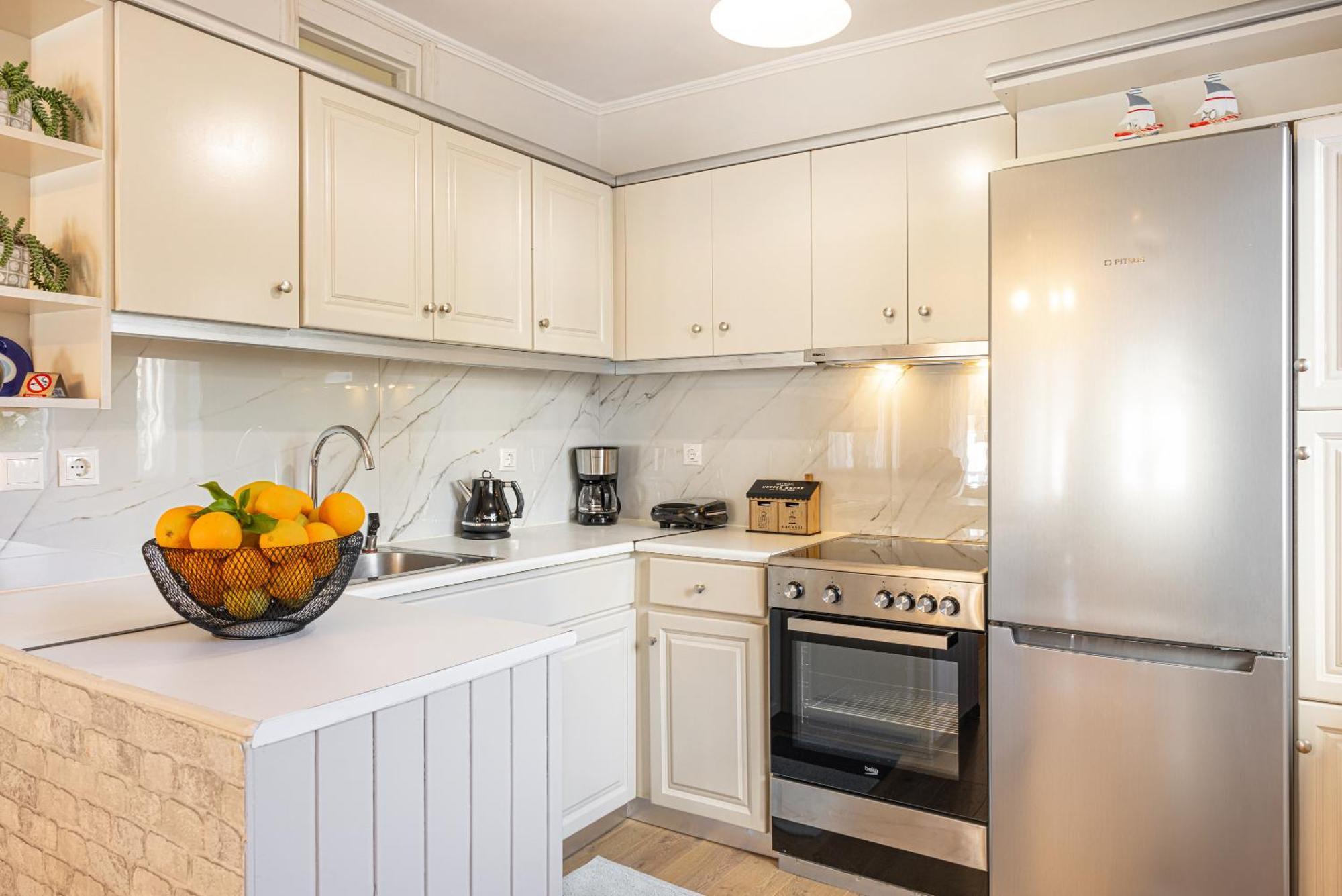 Pythagorio Blue Street Apartment With Balcony Ngoại thất bức ảnh