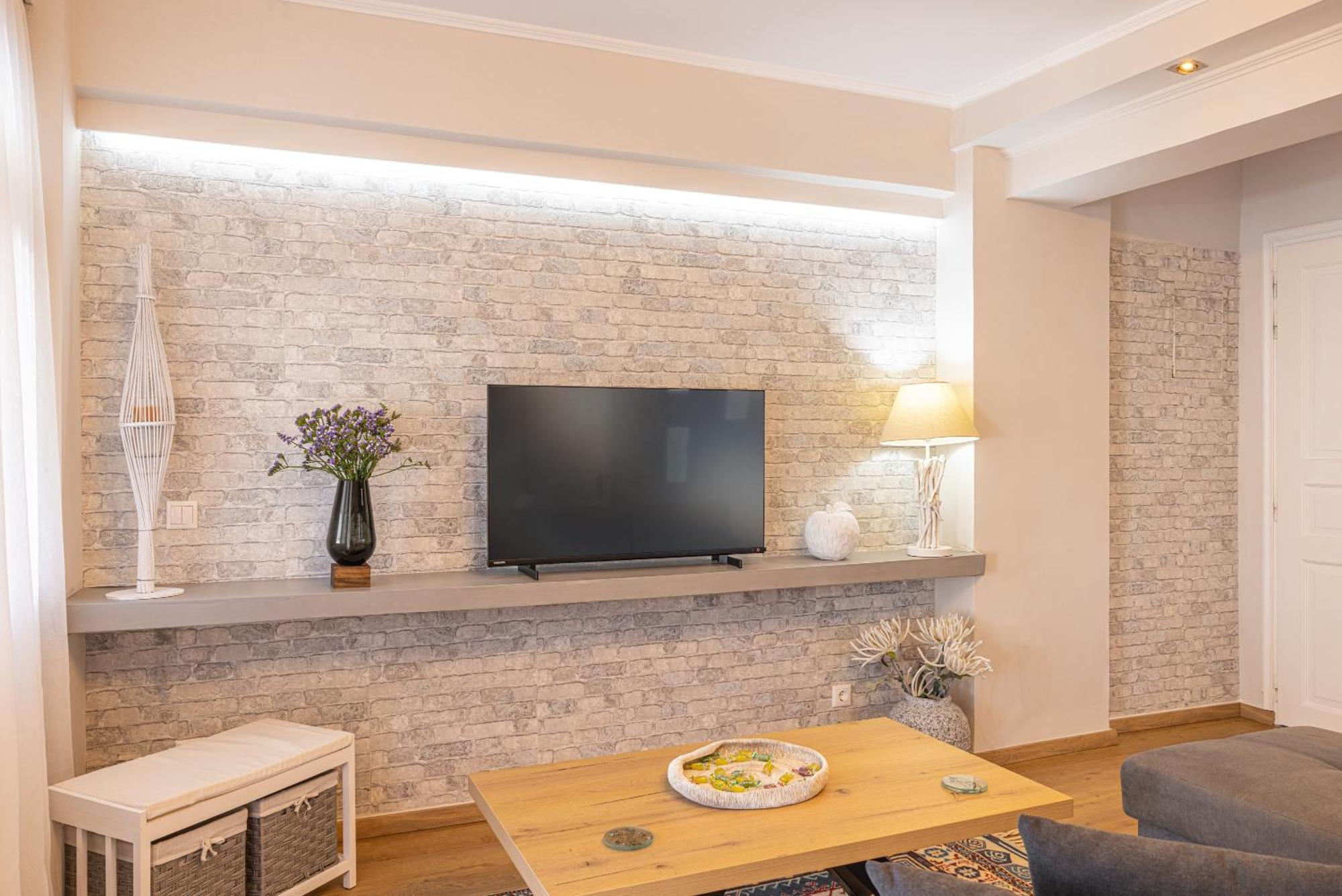 Pythagorio Blue Street Apartment With Balcony Ngoại thất bức ảnh