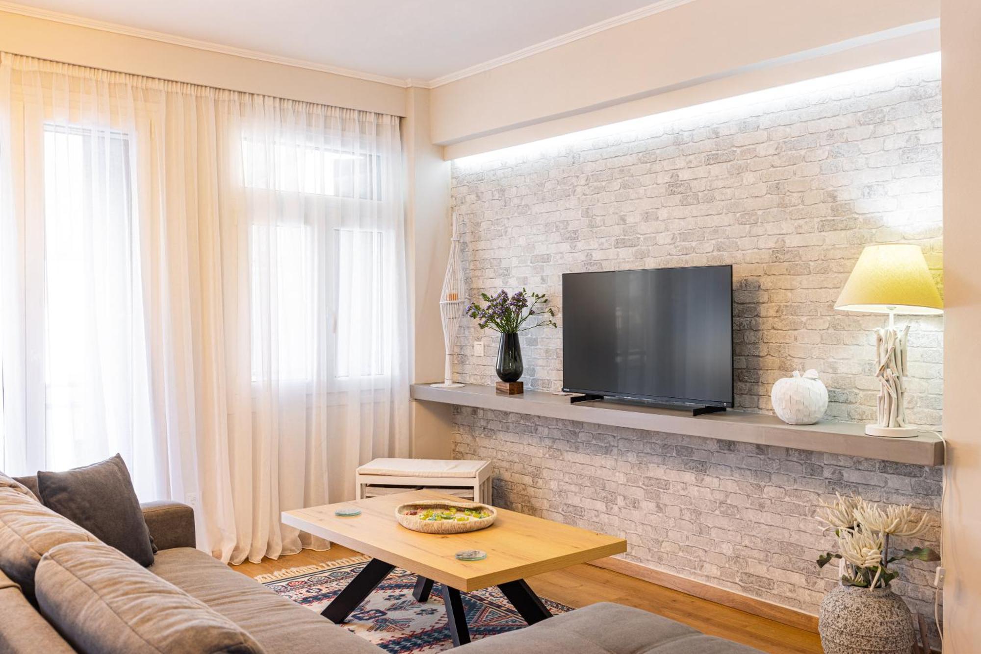 Pythagorio Blue Street Apartment With Balcony Ngoại thất bức ảnh