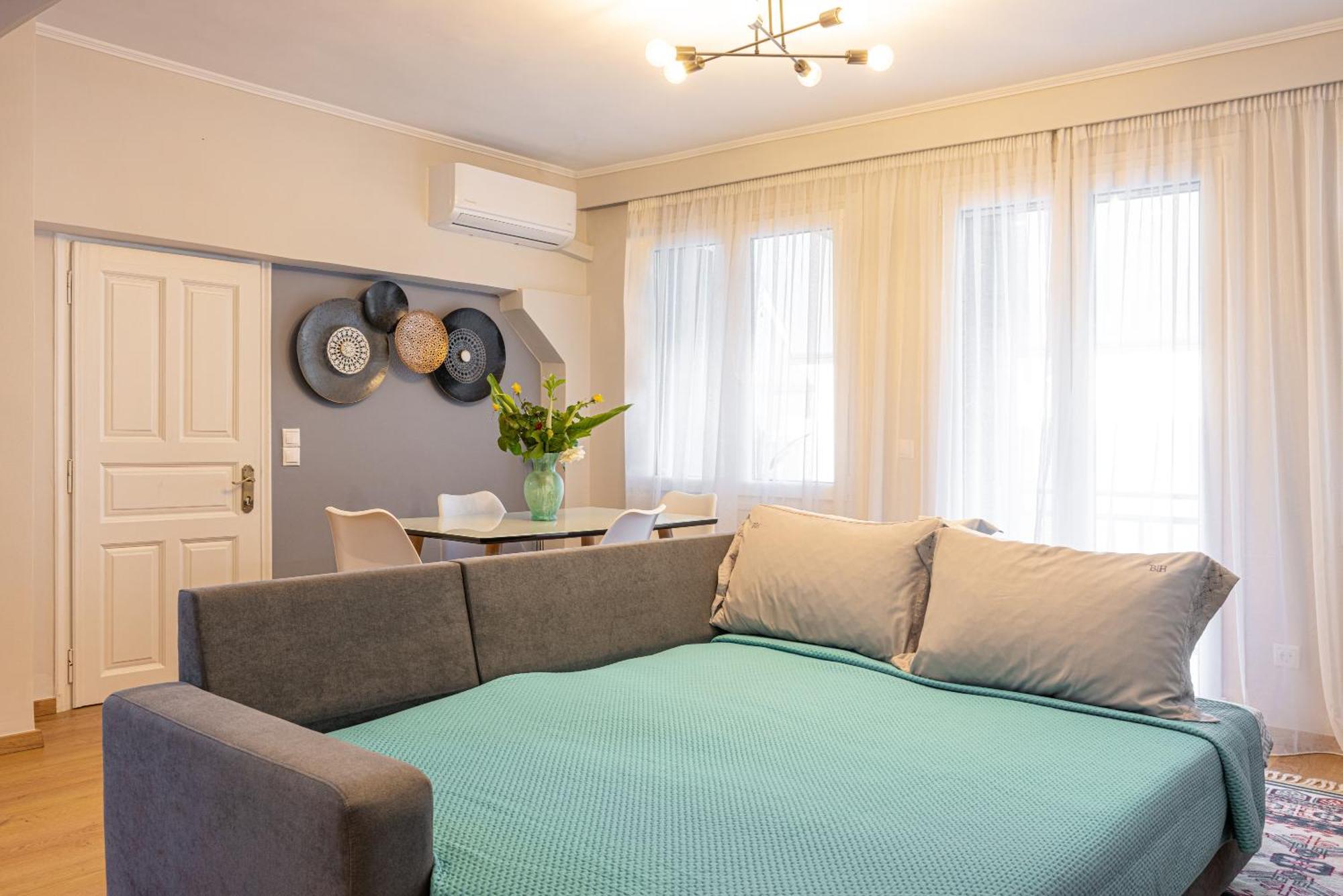 Pythagorio Blue Street Apartment With Balcony Ngoại thất bức ảnh